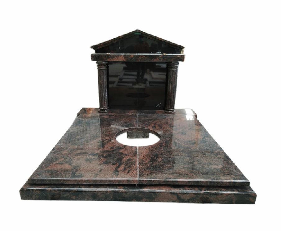 Tempel aus Aurora und Jet Black